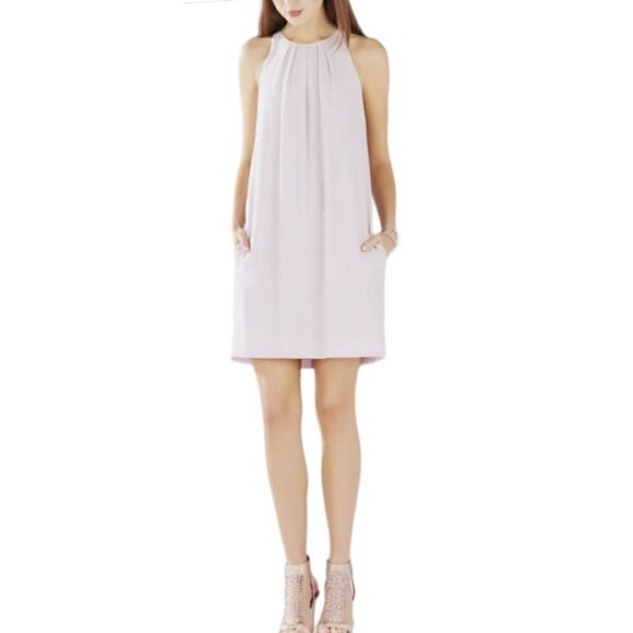 BCBGMaxAzria Lynzie Pleated Shift Dress XS - Picture 2 of 11